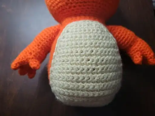 Charmander's stomach added front view