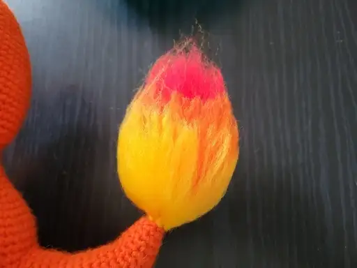 Charmander's finished tail