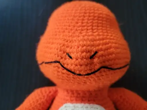 Charmander's mouth front view