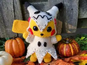 Thumbnail for Pattern: Pikachu in a Mimikyu Costume