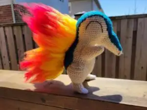 Thumbnail for Pattern: Cyndaquil - Free amigurumi pattern