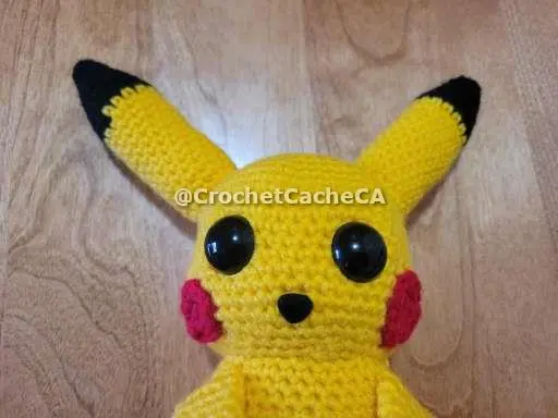 Pikachu's cheeks are added